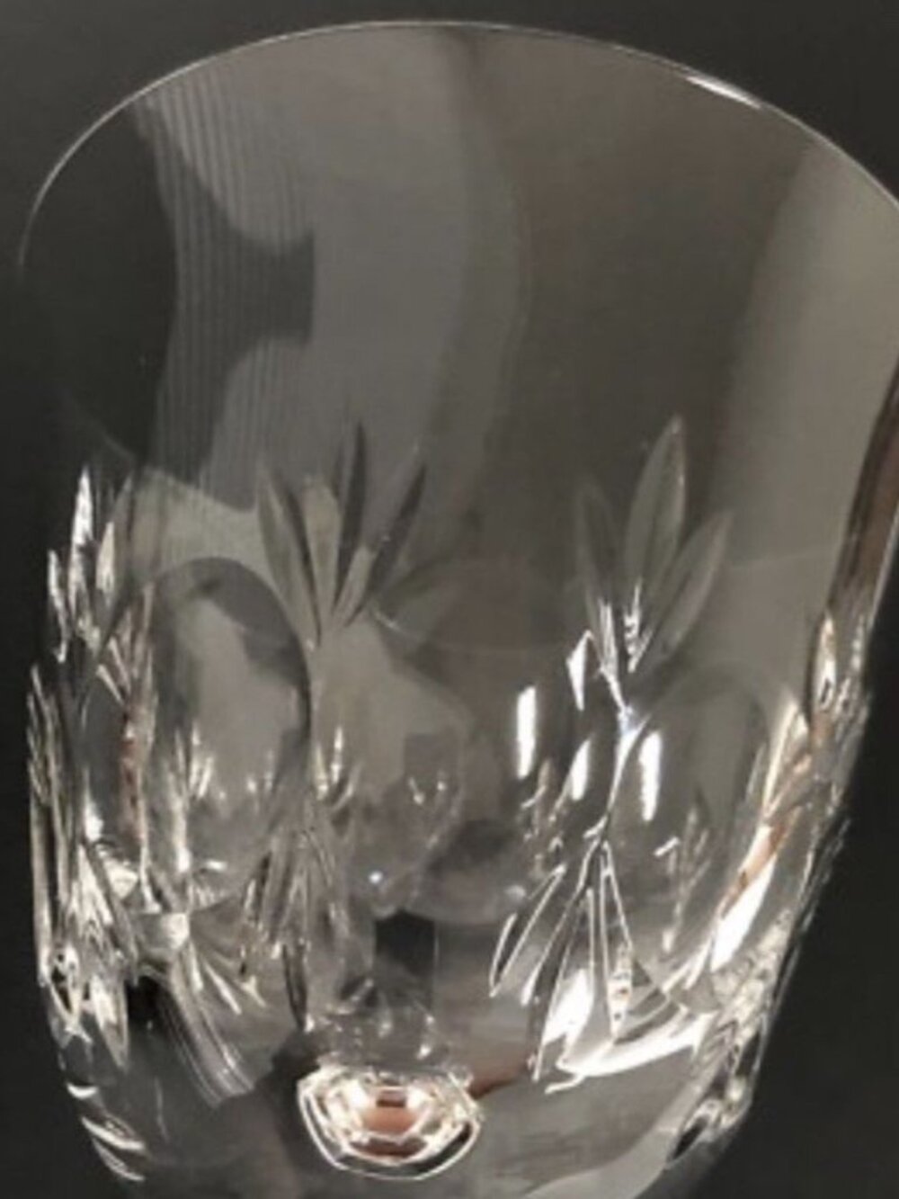 Set Of 4 - Mikasa Crystal Cameo Wine Goblets Glasses Glass Vtg 7.25” - Picture 10 of 10